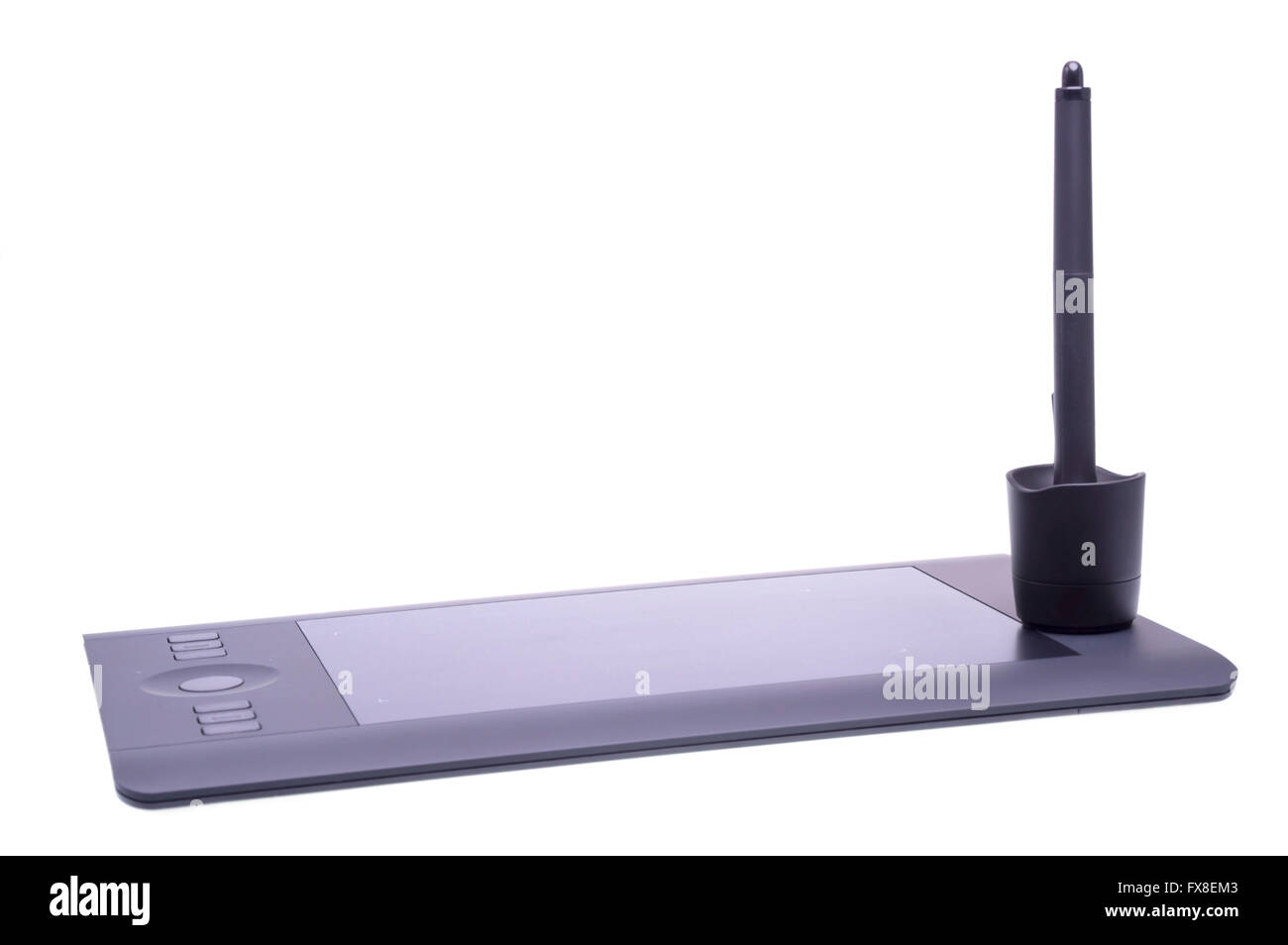 Professional graphic tablet for designers with touch sensitivity area