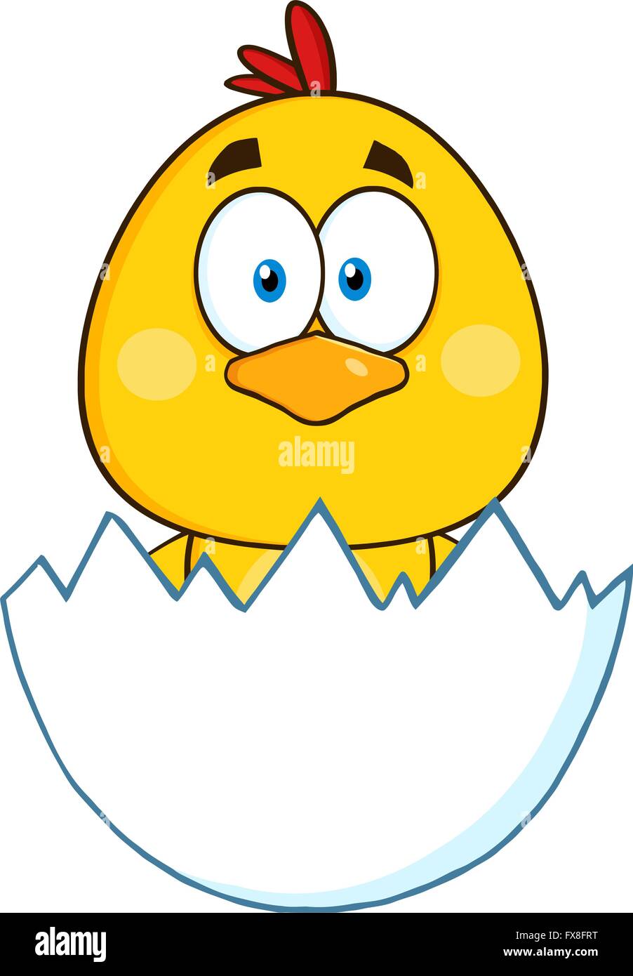Cute Yellow Chick Cartoon Character Hatching From An Egg Stock Vector Image & Art - Alamy Cute Yellow Chick Cartoon Character Hatching From An Egg Stock Vector Image & Art - Alamy
