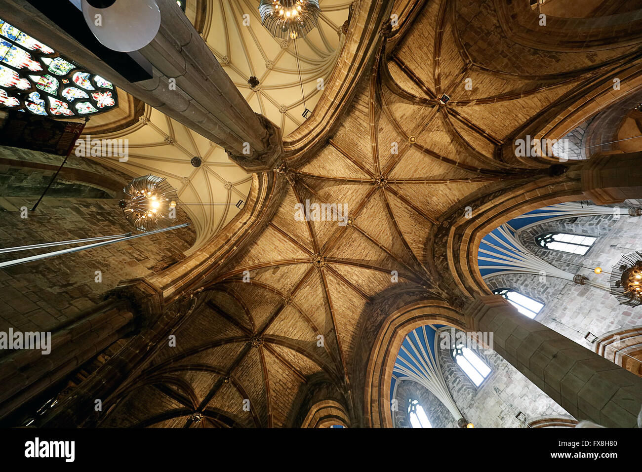 Ceilings of St Giles Cathedral. Edinburgh.UK Stock Photo Alamy