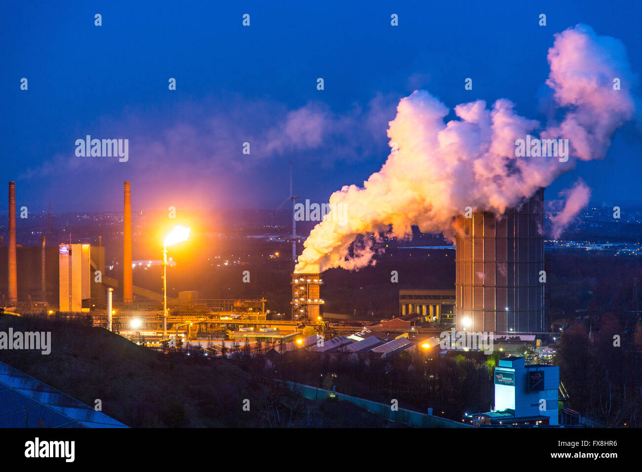 Coking plant Prosper Haniel, in Bottrop, Germany, at night Stock Photo -  Alamy