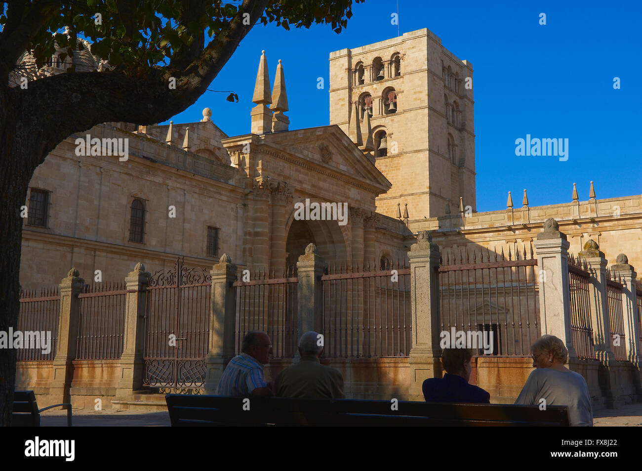Zamora, Cathedral, Silver Route, Via de la Plata, Castilla-Leon, Spain. Stock Photo