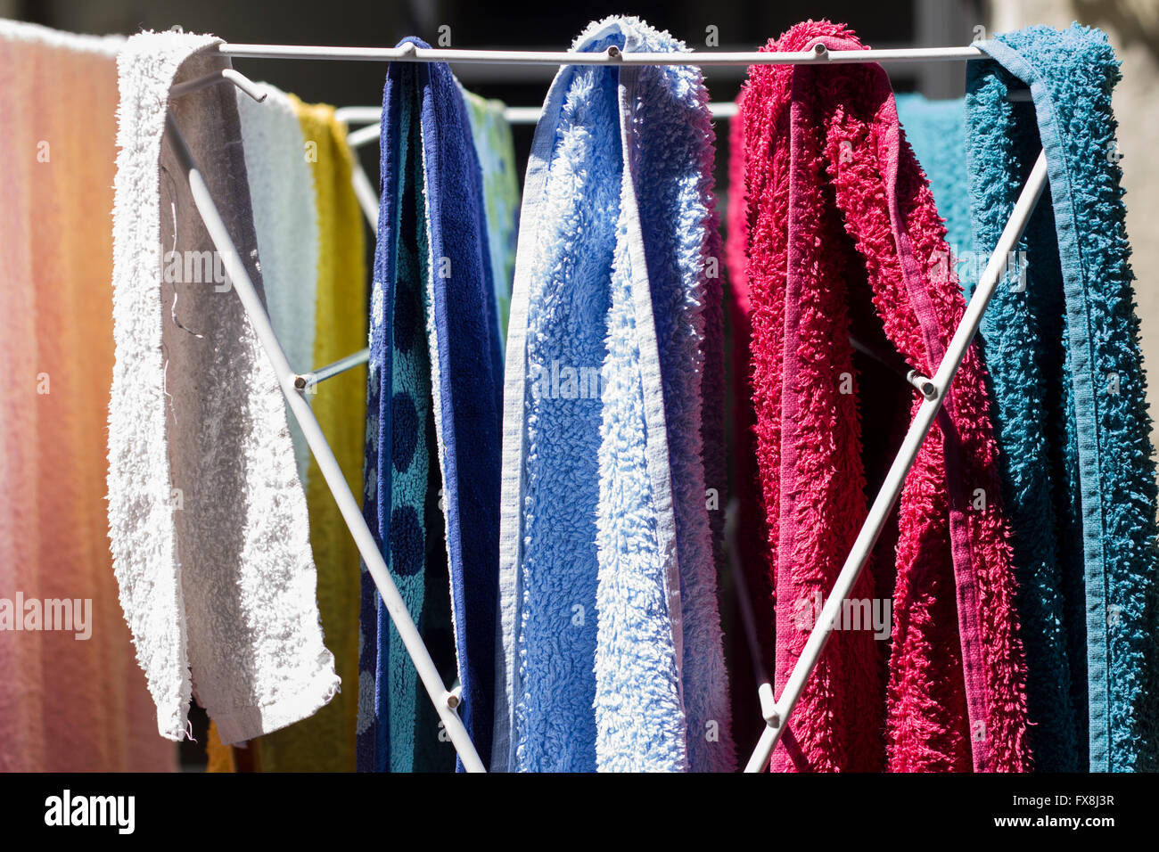 Beach towels drying hires stock photography and images Alamy