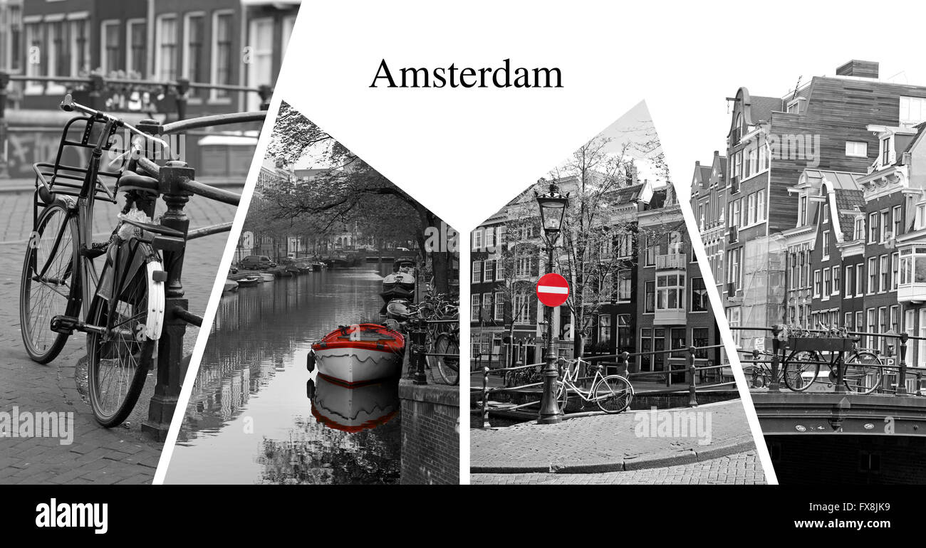 Amsterdam card Stock Photo
