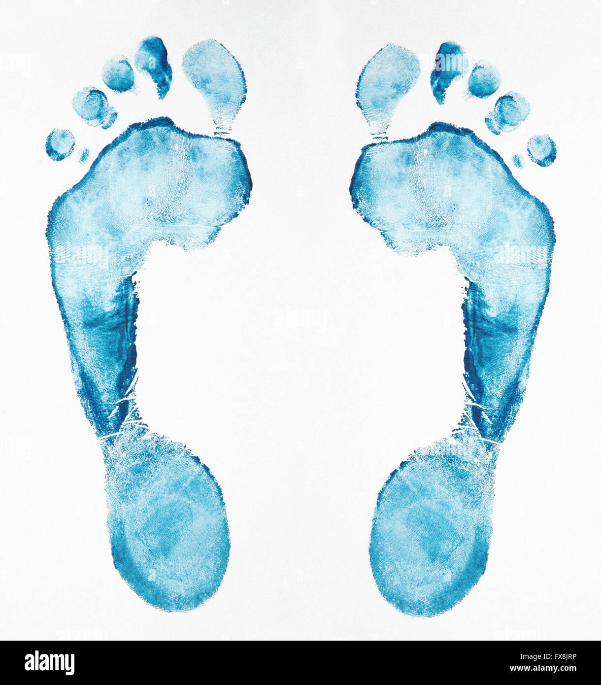 Female footprints Stock Photo Alamy