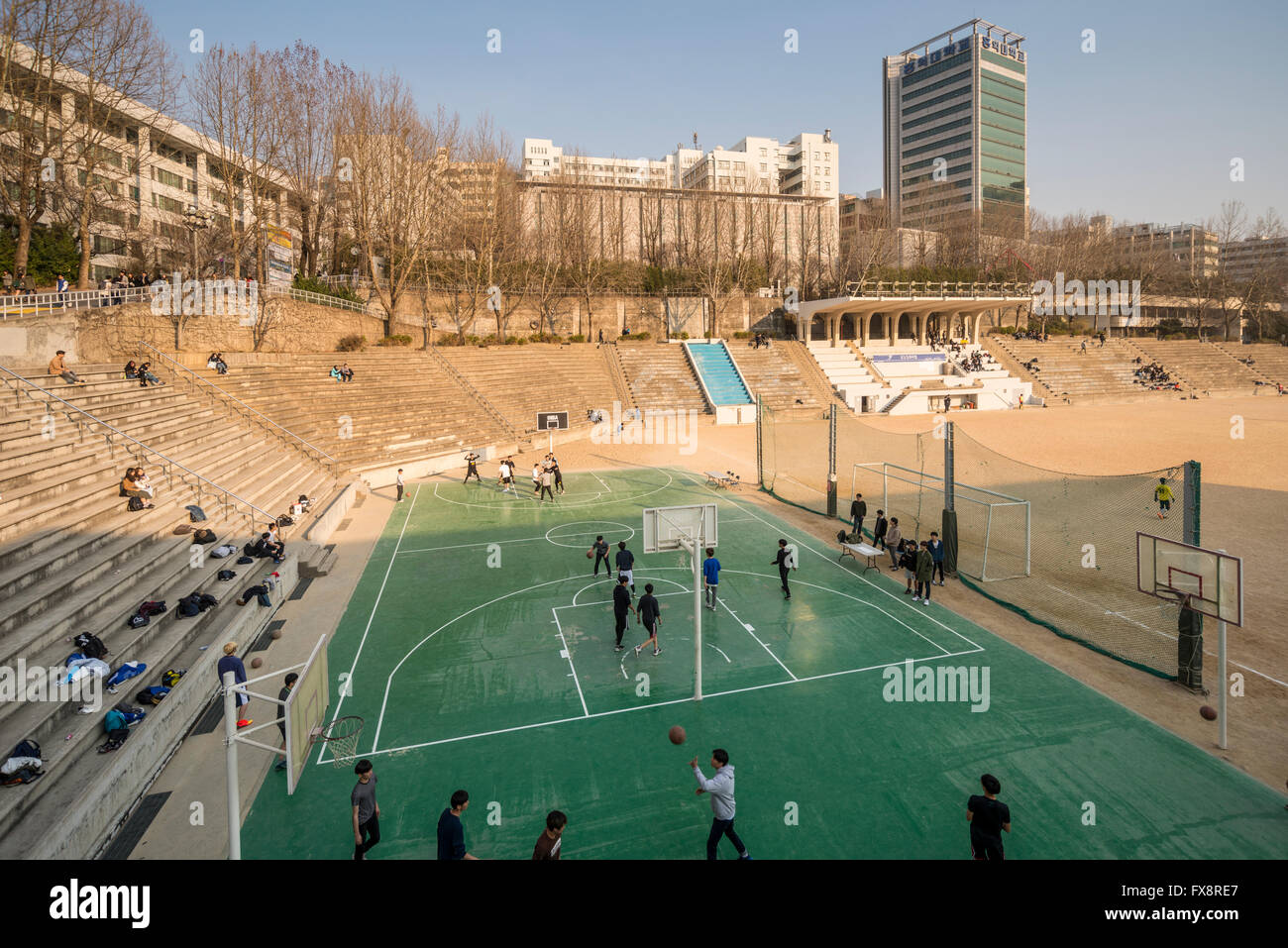 Hongik University campus, Seoul, Korea Stock Photo Alamy