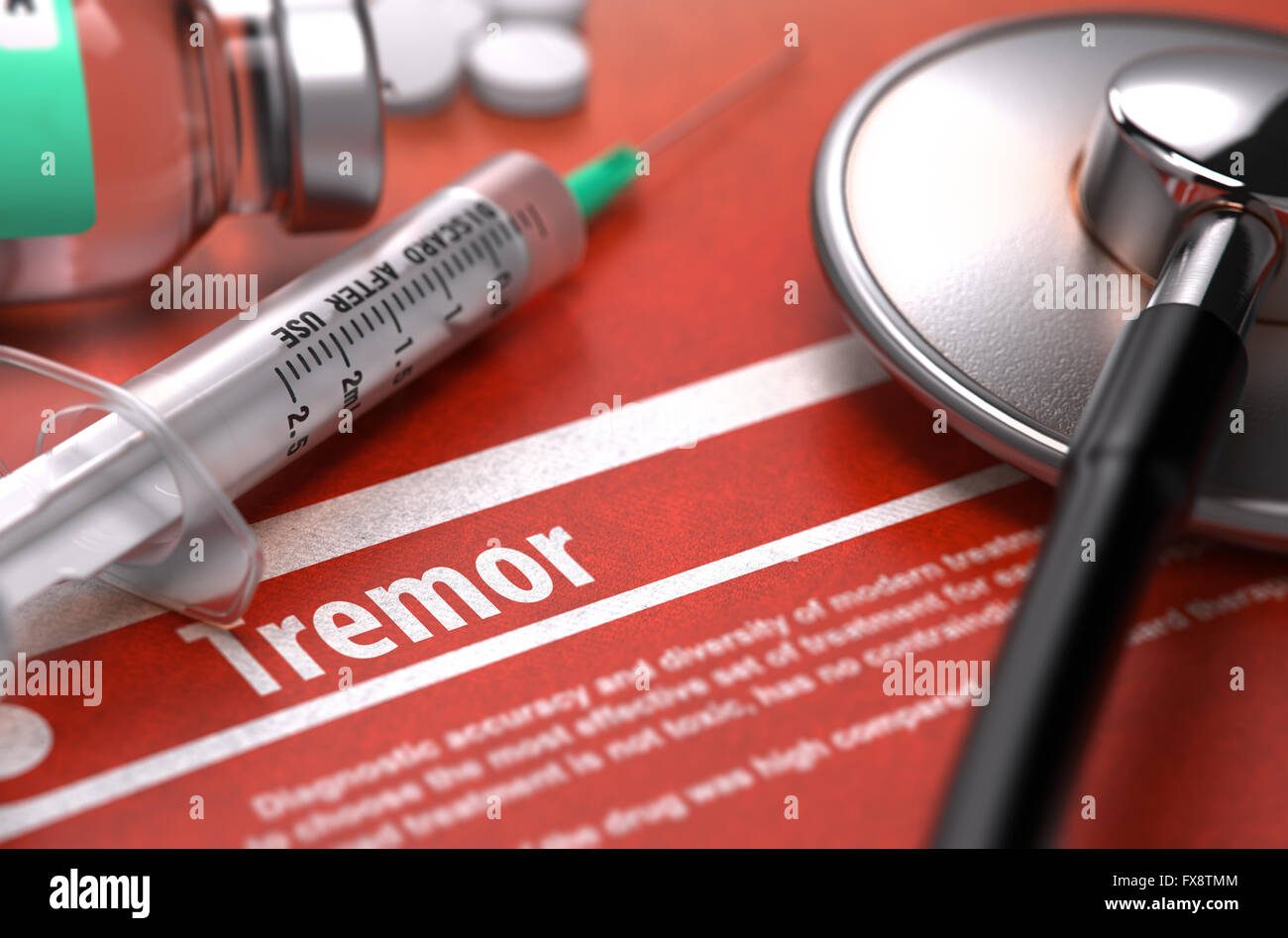 Diagnosis Tremor. Medical Concept Stock Photo Alamy