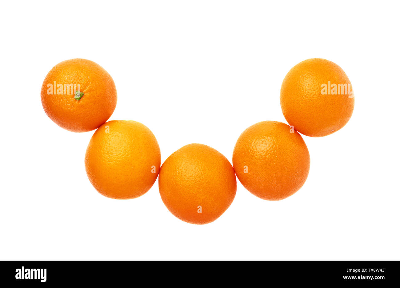 Five oranges Cut Out Stock Images & Pictures - Alamy