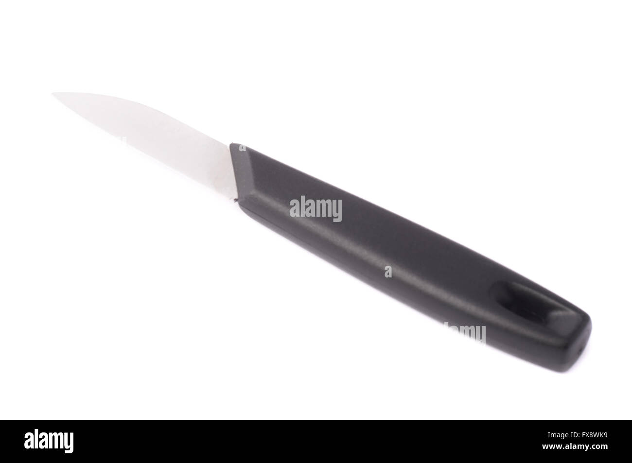 Steel kitchen knife isolated Stock Photo - Alamy