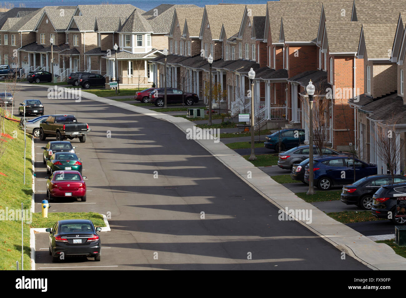 Newly constructed houses in Kingston, Ont., on Nov. 18, 2015 Stock