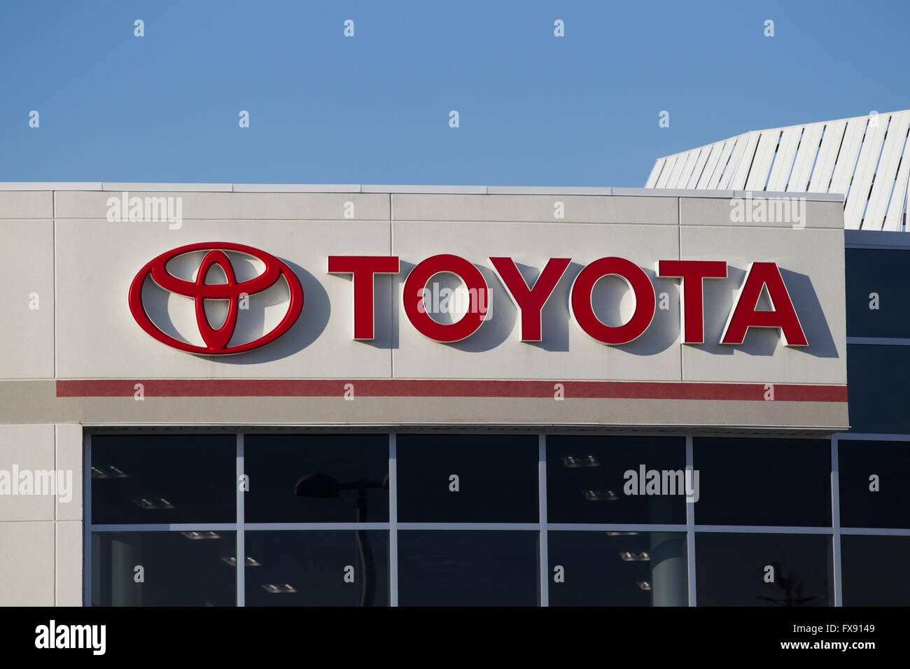 Toyota car dealership in Kingston, Ont., on Thursday Jan. 7, 2016 Stock ...