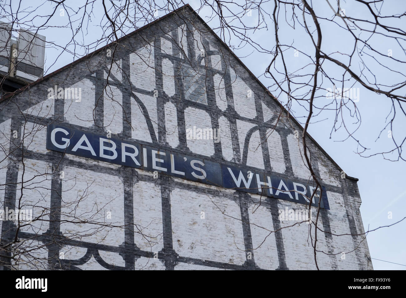 Gabriel's Wharf, South Bank, London England Stock Photo