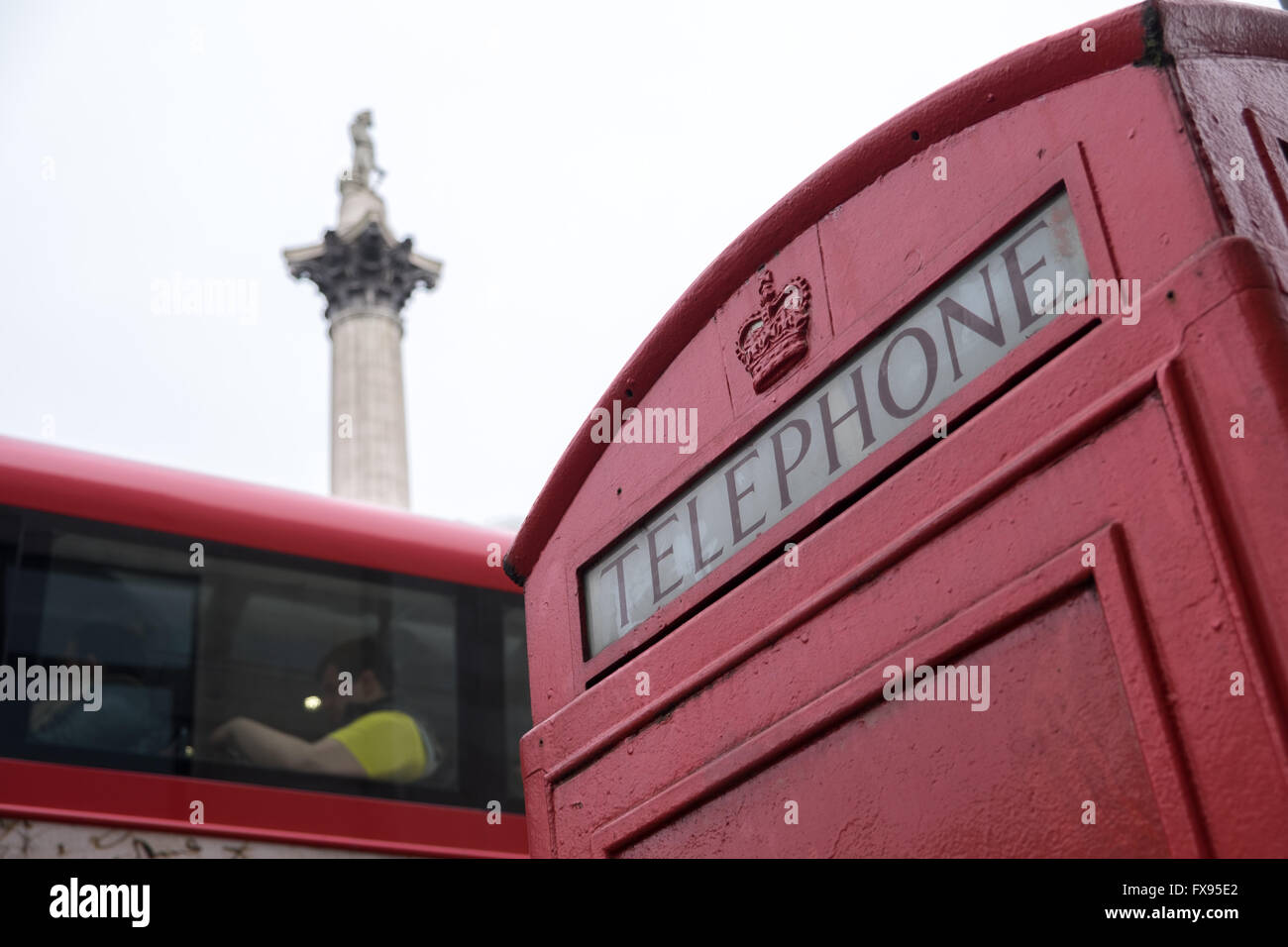 Trafalgar Square Tube subway Underground station sign roundel with