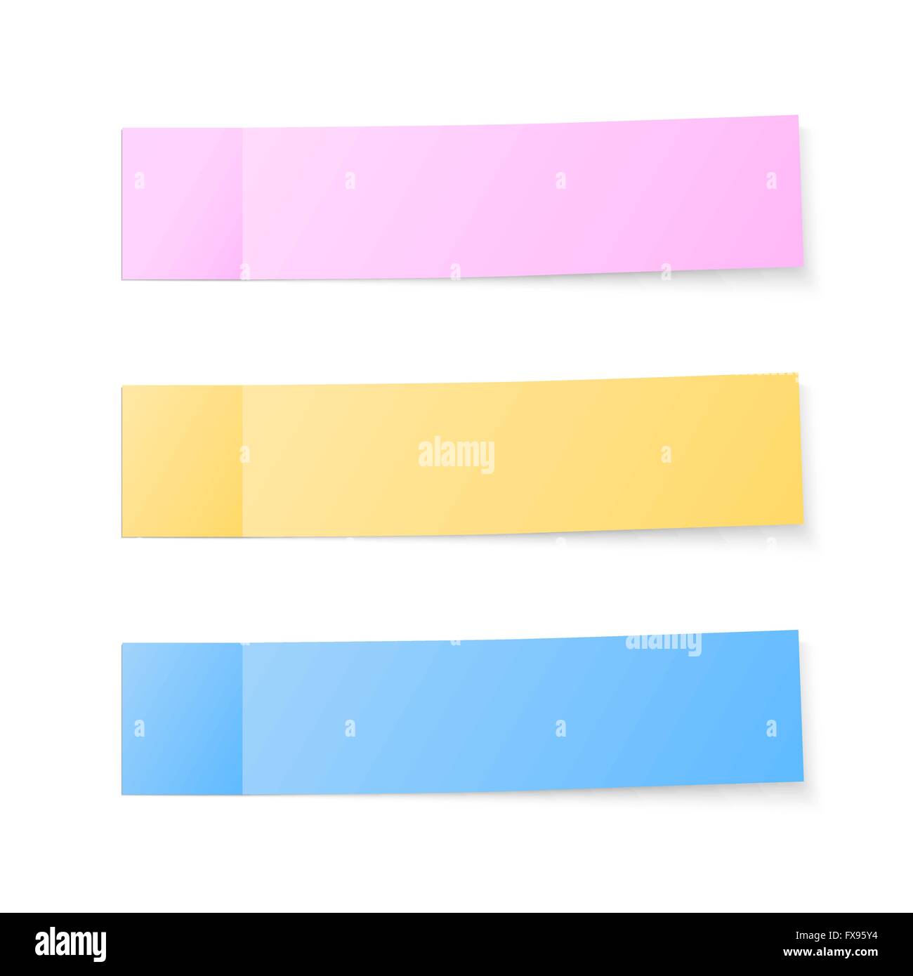 Color sticky notes Stock Vector Image & Art Alamy