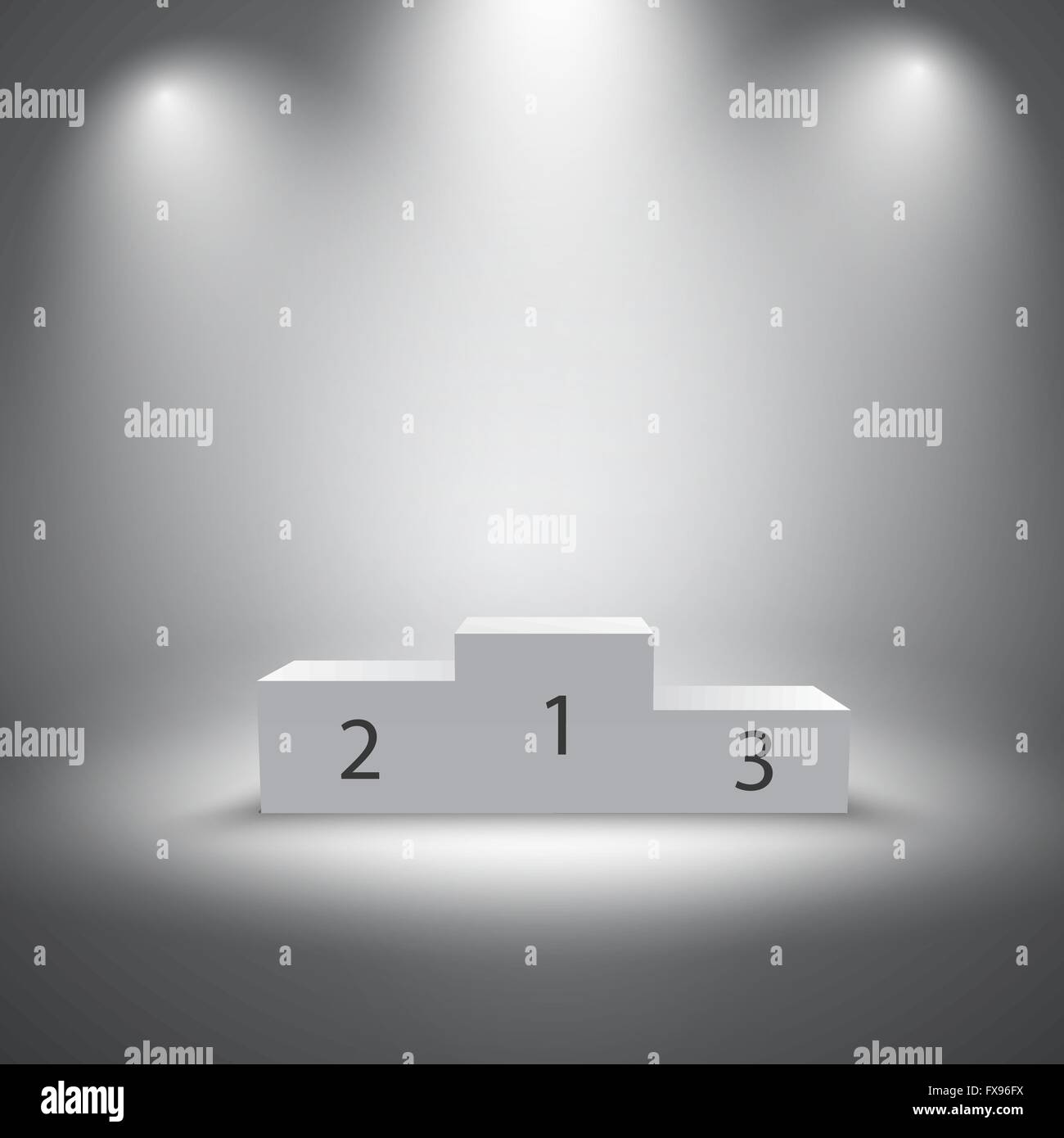 Illuminated sports winners podium Stock Vector Image & Art Alamy