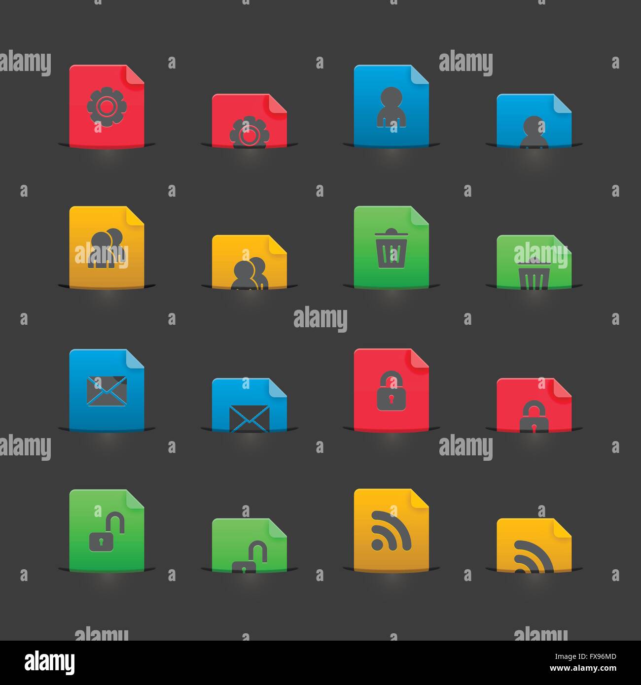 site ui elements on moving stubs Stock Vector Image & Art Alamy