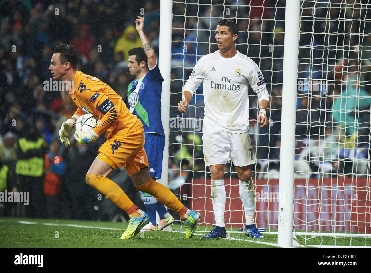 Madrid, Spain. 12th Apr, 2016. Cristiano Ronaldo (forward; Real Madrid