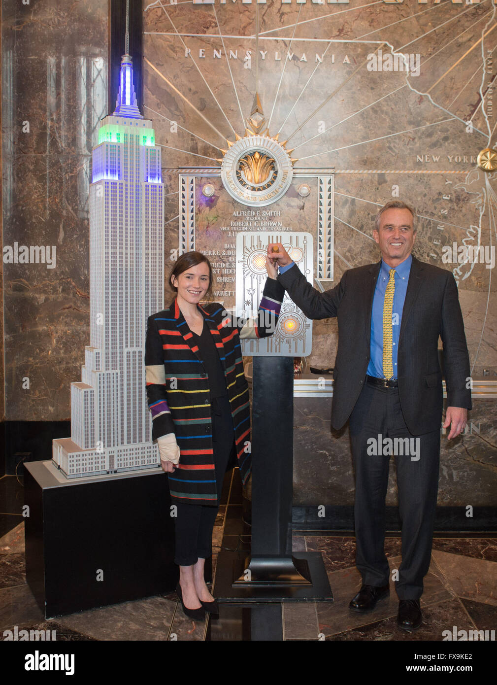 New York, NY, USA. 13th Apr, 2016. KATHLEEN ALEXANDRA KENNEDY and her