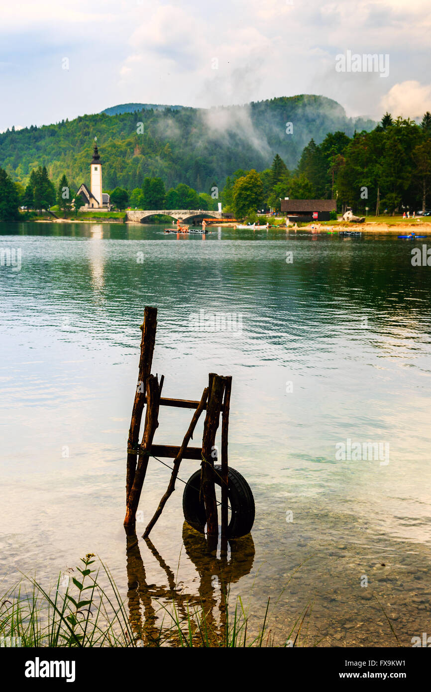 Church of St John the Baptist, Bohinj Lake, Slovenia Stock Photo - Alamy