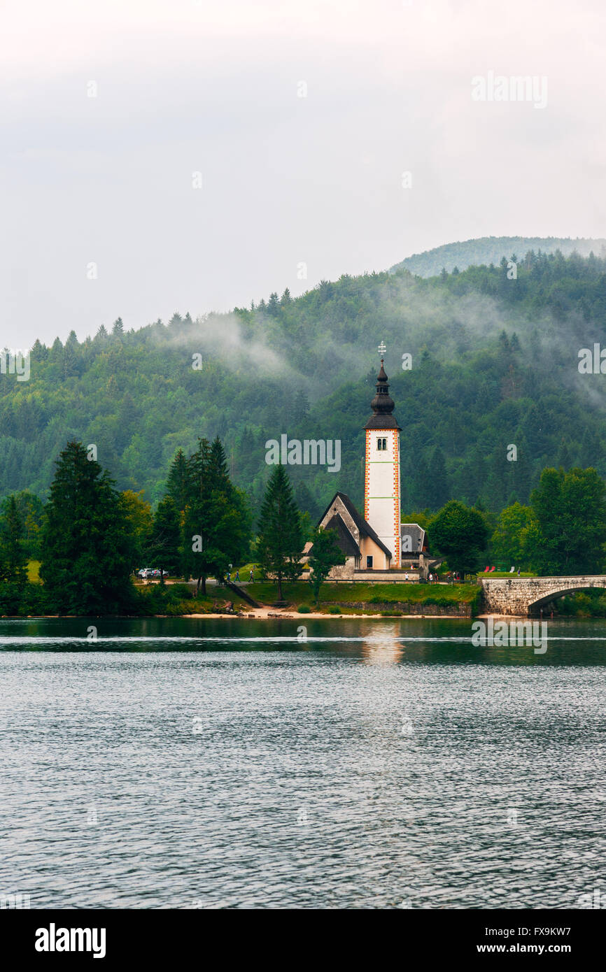 Church of St John the Baptist, Bohinj Lake, Slovenia Stock Photo - Alamy