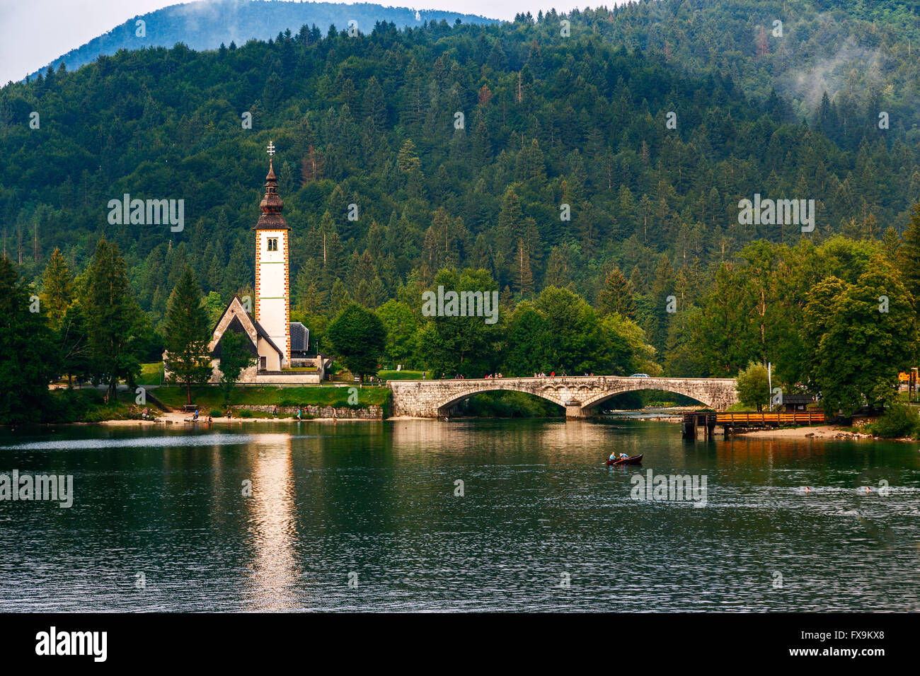 Church of St John the Baptist, Bohinj Lake, Slovenia Stock Photo - Alamy