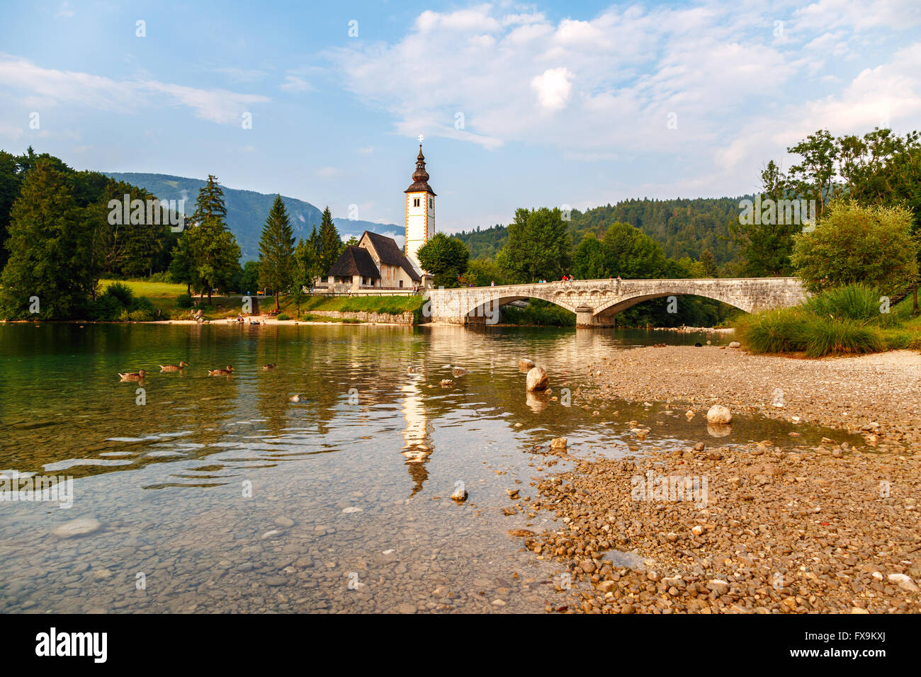Church of St John the Baptist, Bohinj Lake, Slovenia Stock Photo - Alamy