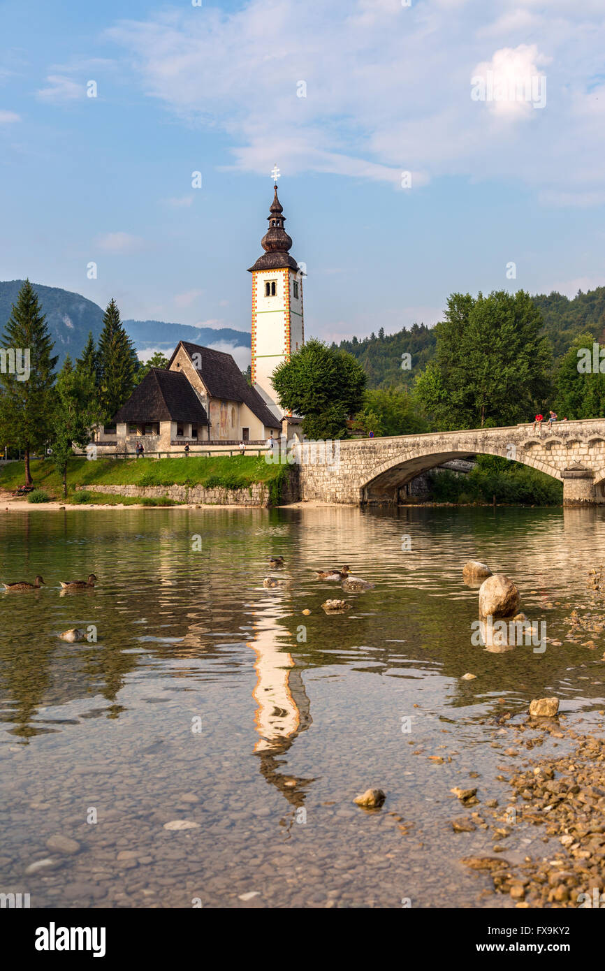 Church of St John the Baptist, Bohinj Lake, Slovenia Stock Photo - Alamy
