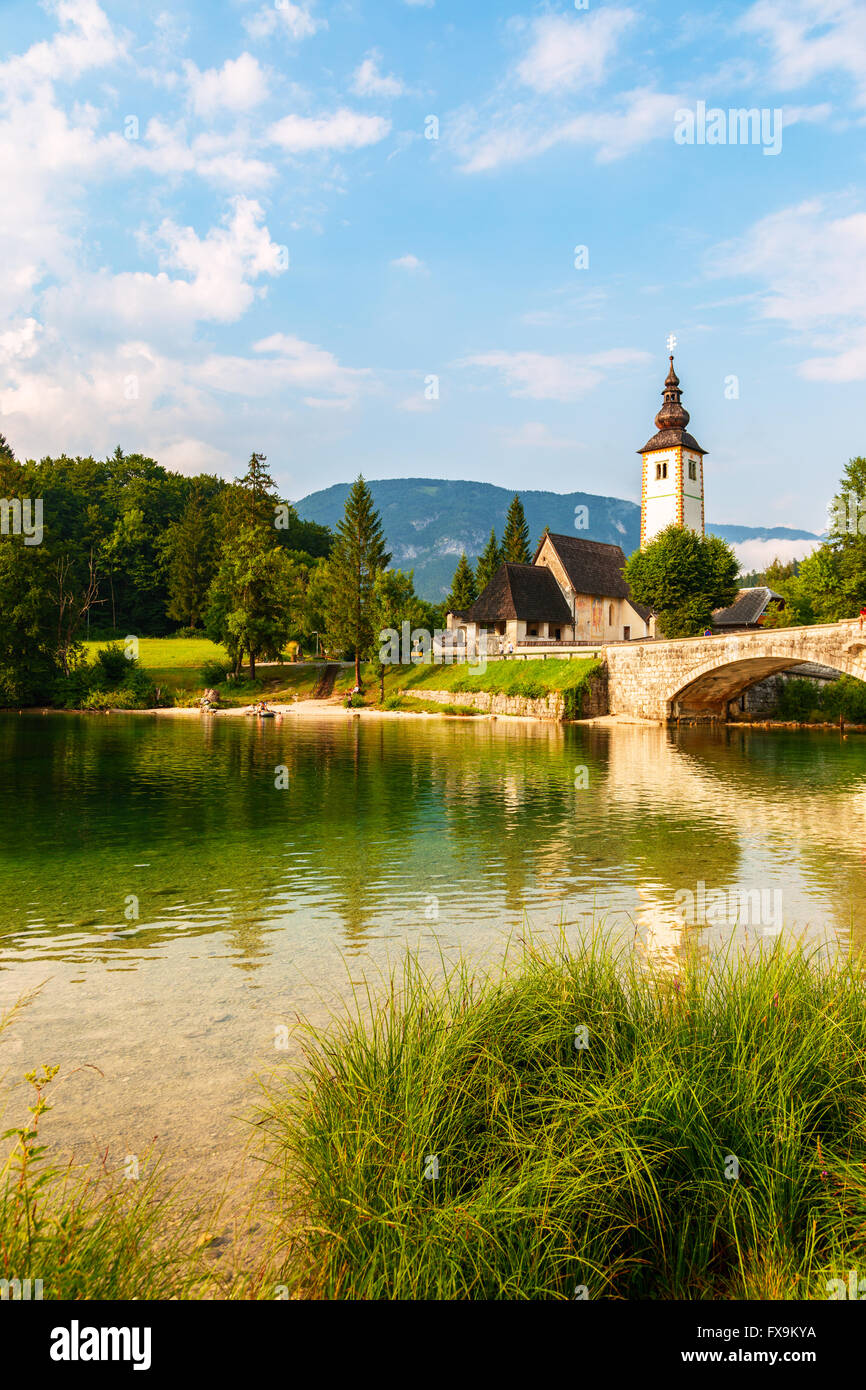 Church of St John the Baptist, Bohinj Lake, Slovenia Stock Photo - Alamy