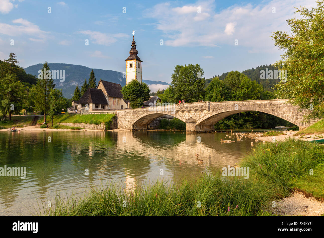 Church of St John the Baptist, Bohinj Lake, Slovenia Stock Photo - Alamy