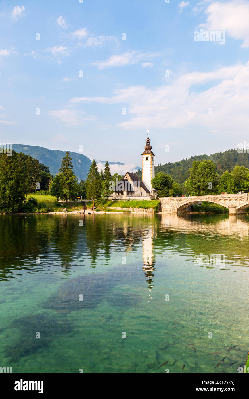 Church of St John the Baptist, Bohinj Lake, Slovenia Stock Photo - Alamy