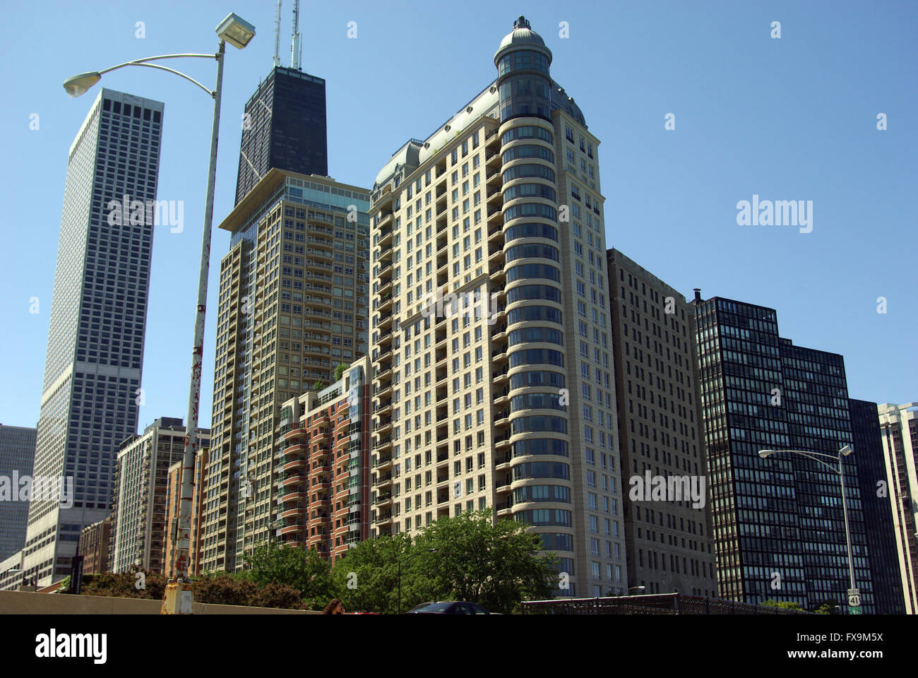 Residential apartment's Chicago Stock Photo Alamy