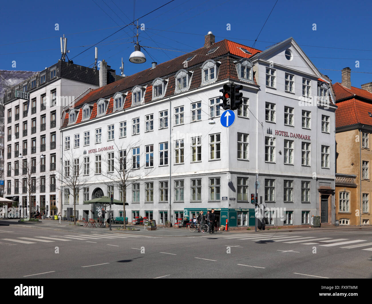 Hotel danmark in central copenhagen denmark on the corner of vester