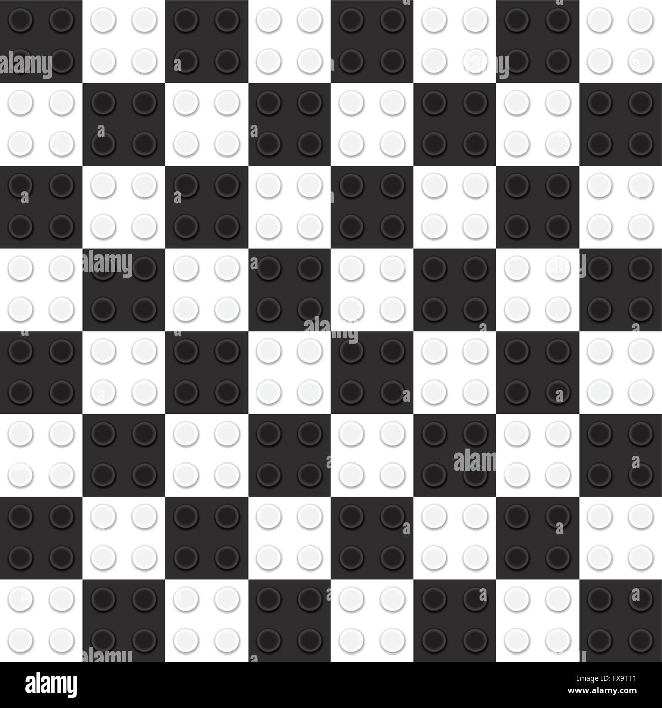 Seamless Background Pattern Chess Board Black And White Wallpaper Vector  Illustration High-Res Vector Graphic - Getty Images