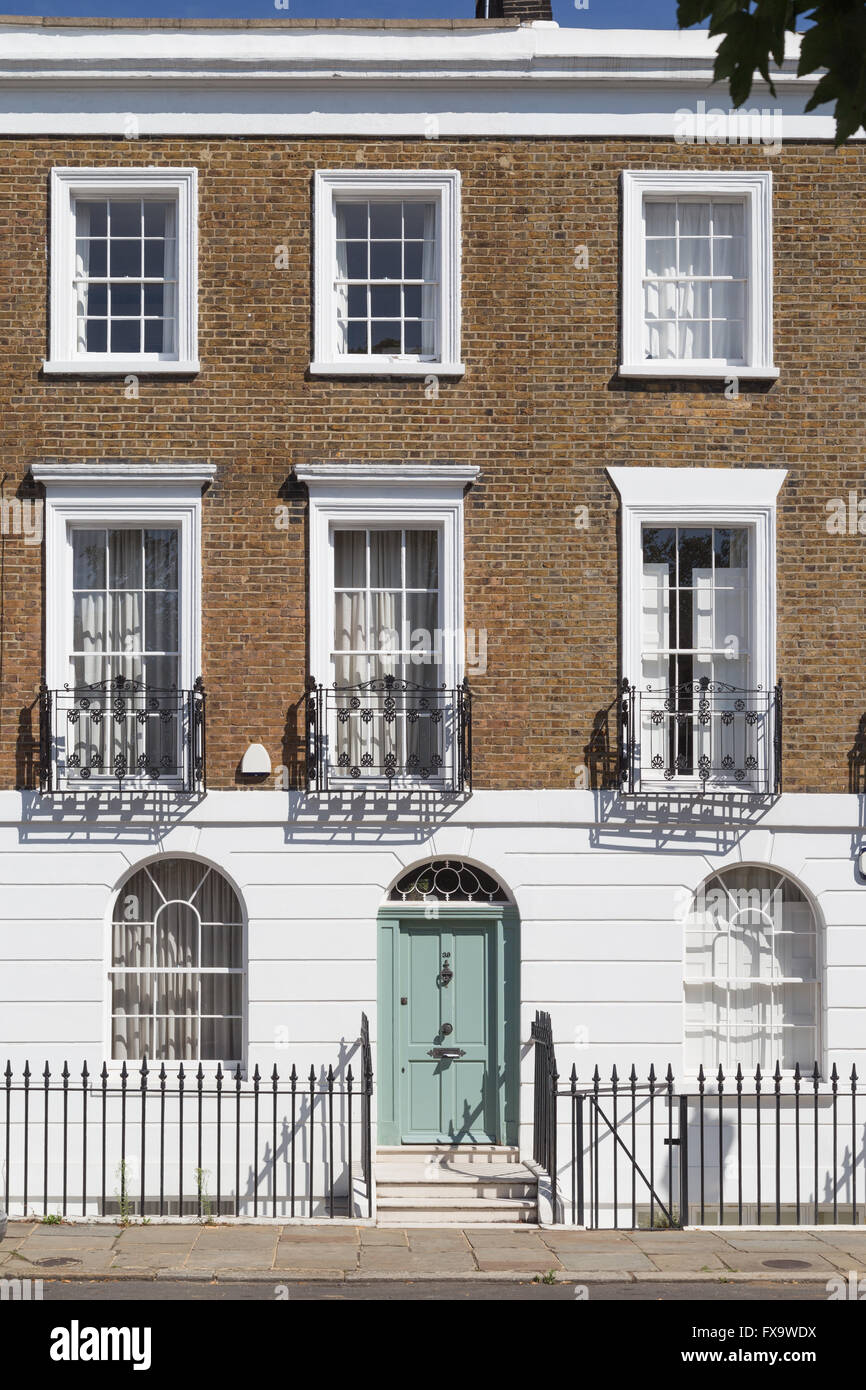 era terraced home on Gibson Square, Islington, London N1, on a
