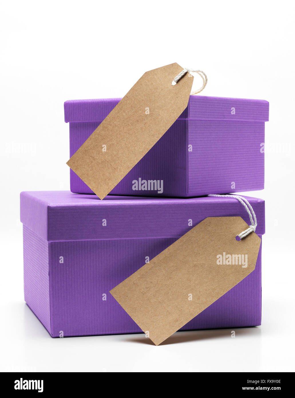 Cardboard Box with Label Stock Photo Alamy