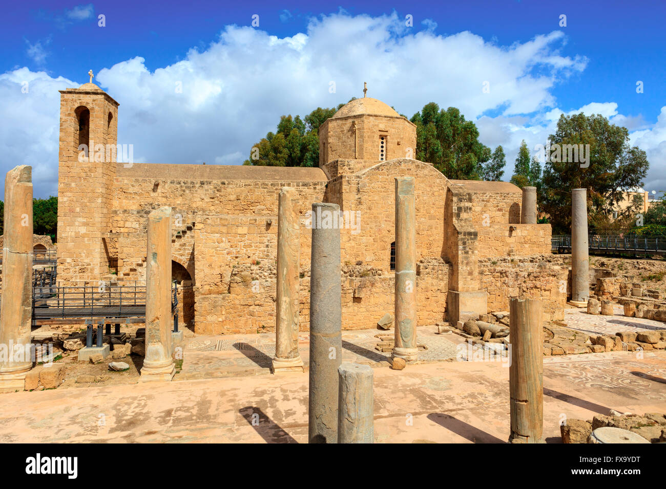 The Panagia Chrysopolitissa church was built in the 13th century over