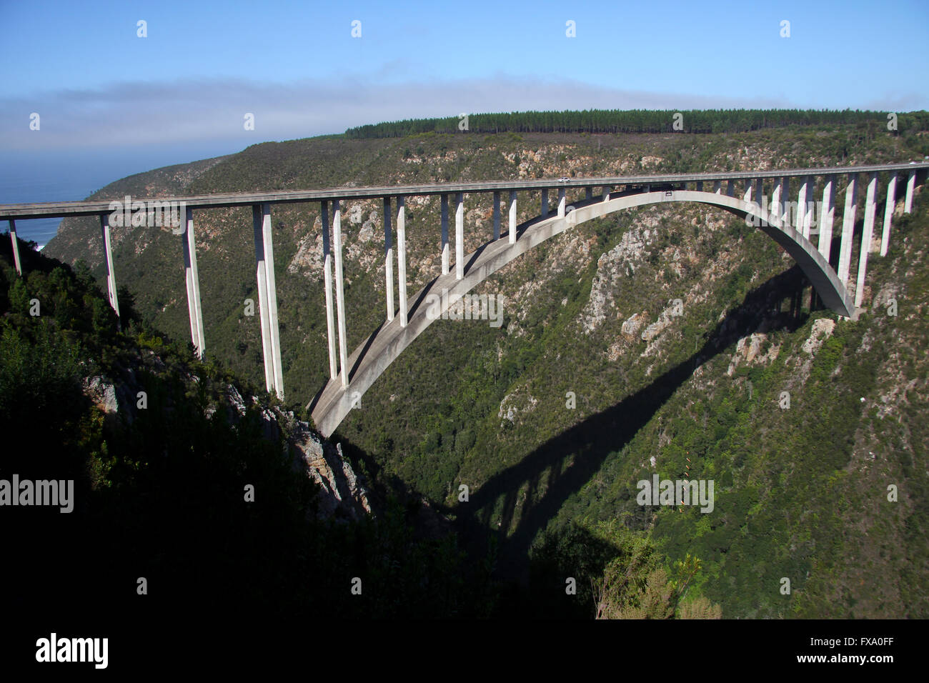 bloukrans bridge bungy, South Africa Stock Photo