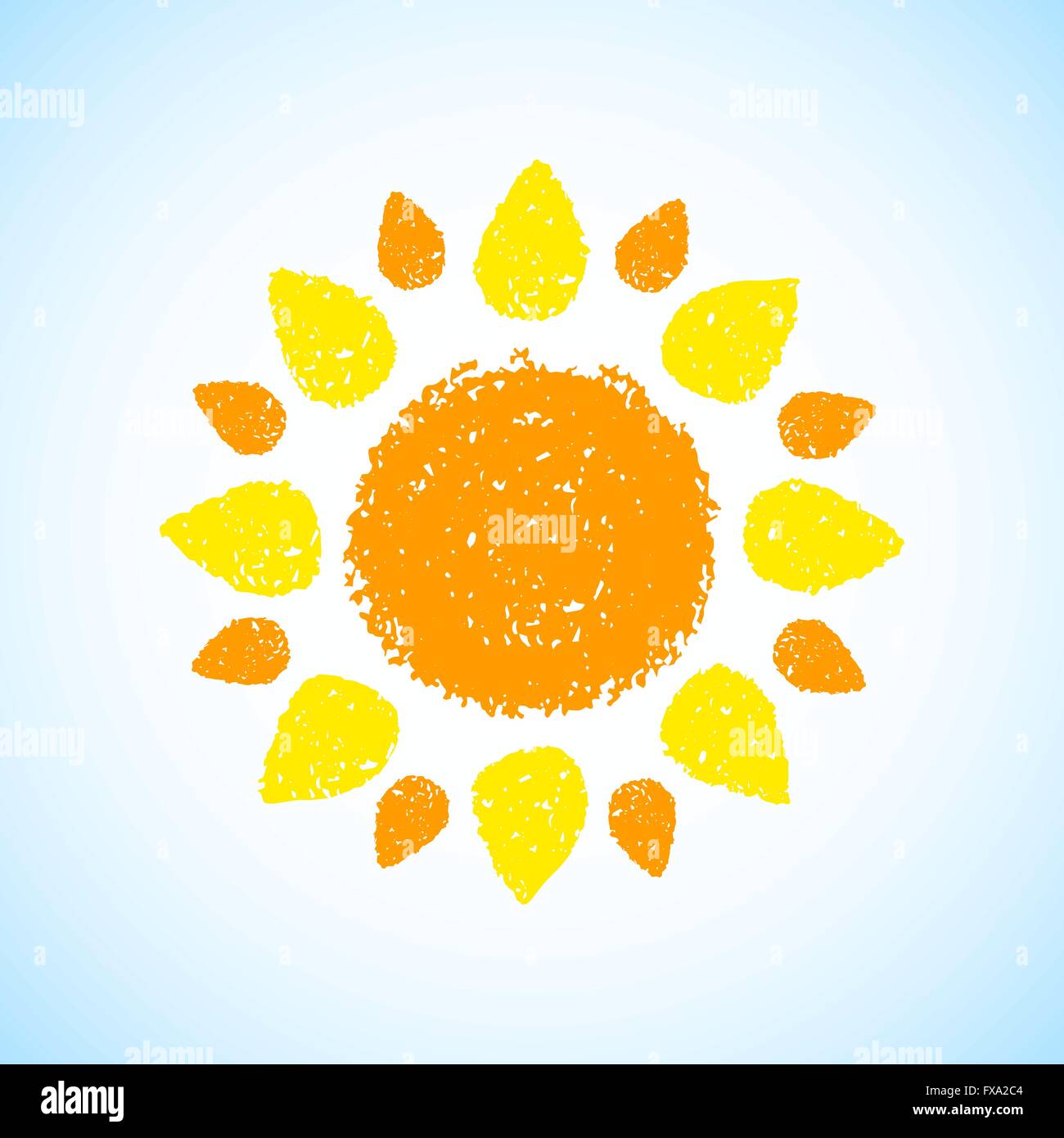 Hand Drawn Sun Stock Vector Image & Art - Alamy