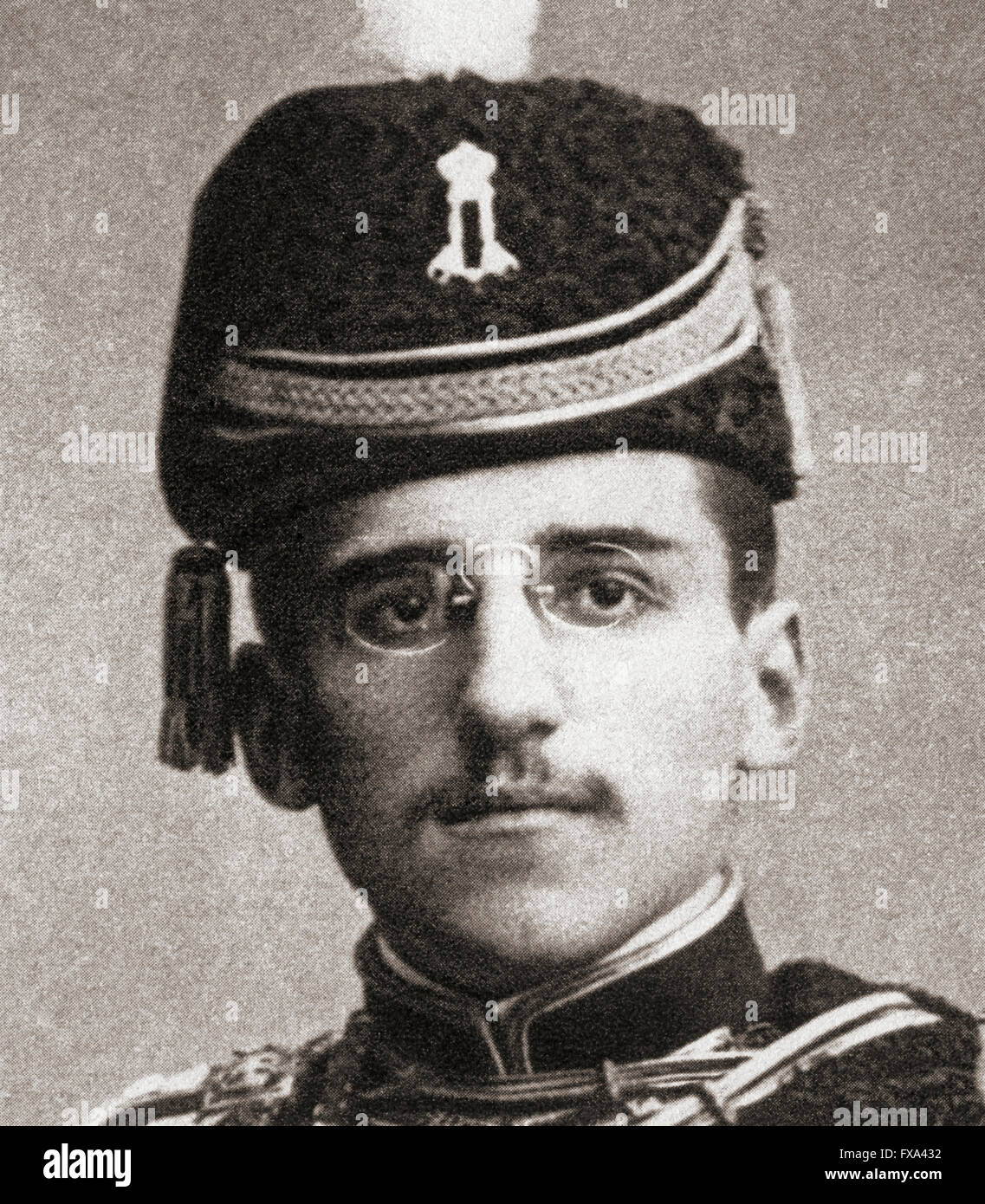 Alexander I, aka Alexander the Unifier, 1888 - 1934.  Prince regent of the Kingdom of Serbia from 1914 and later King of Yugoslavia from 1921 to 1934. Stock Photo