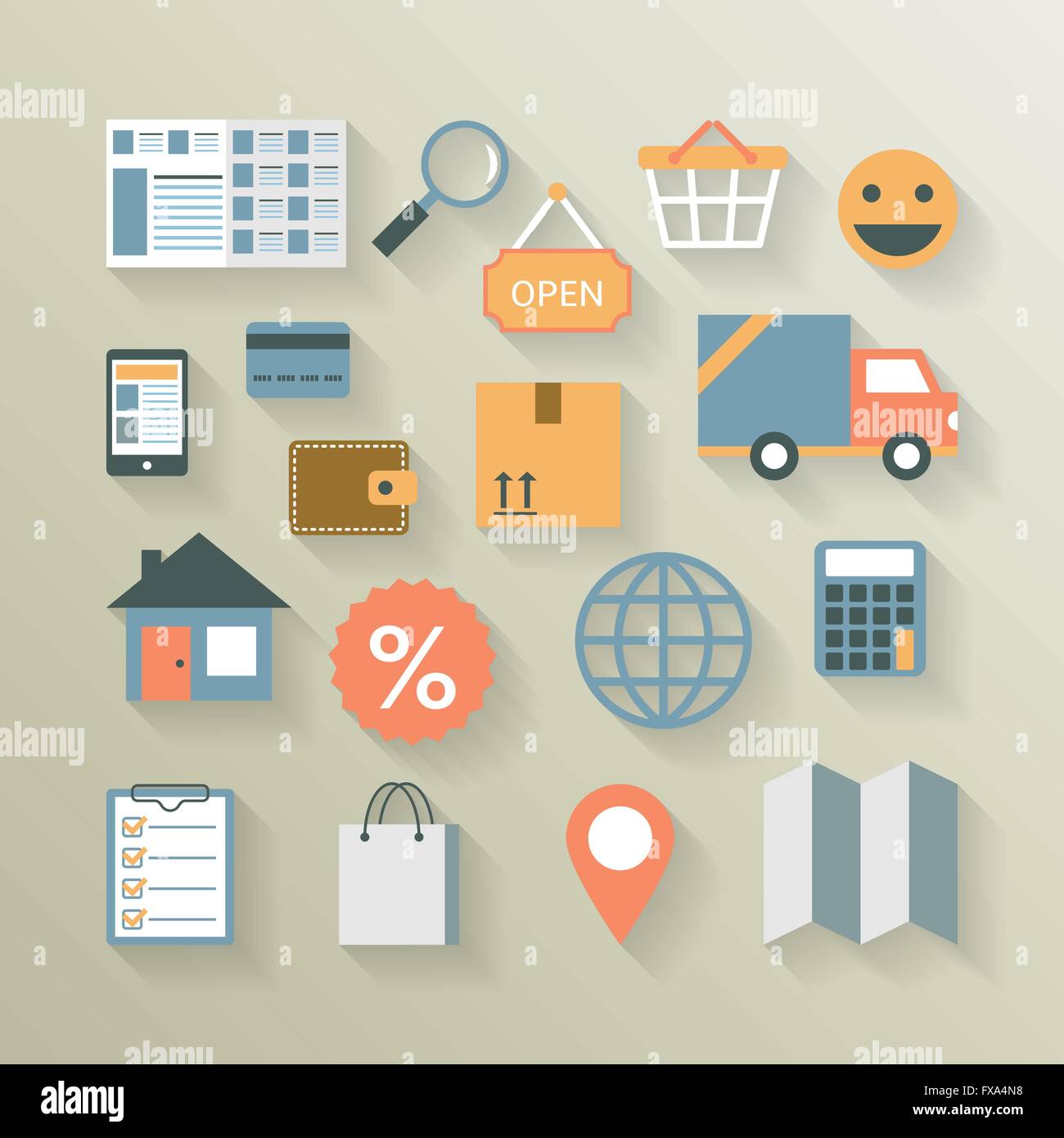 Interface elements for internet ecommerce Stock Vector Image & Art - Alamy