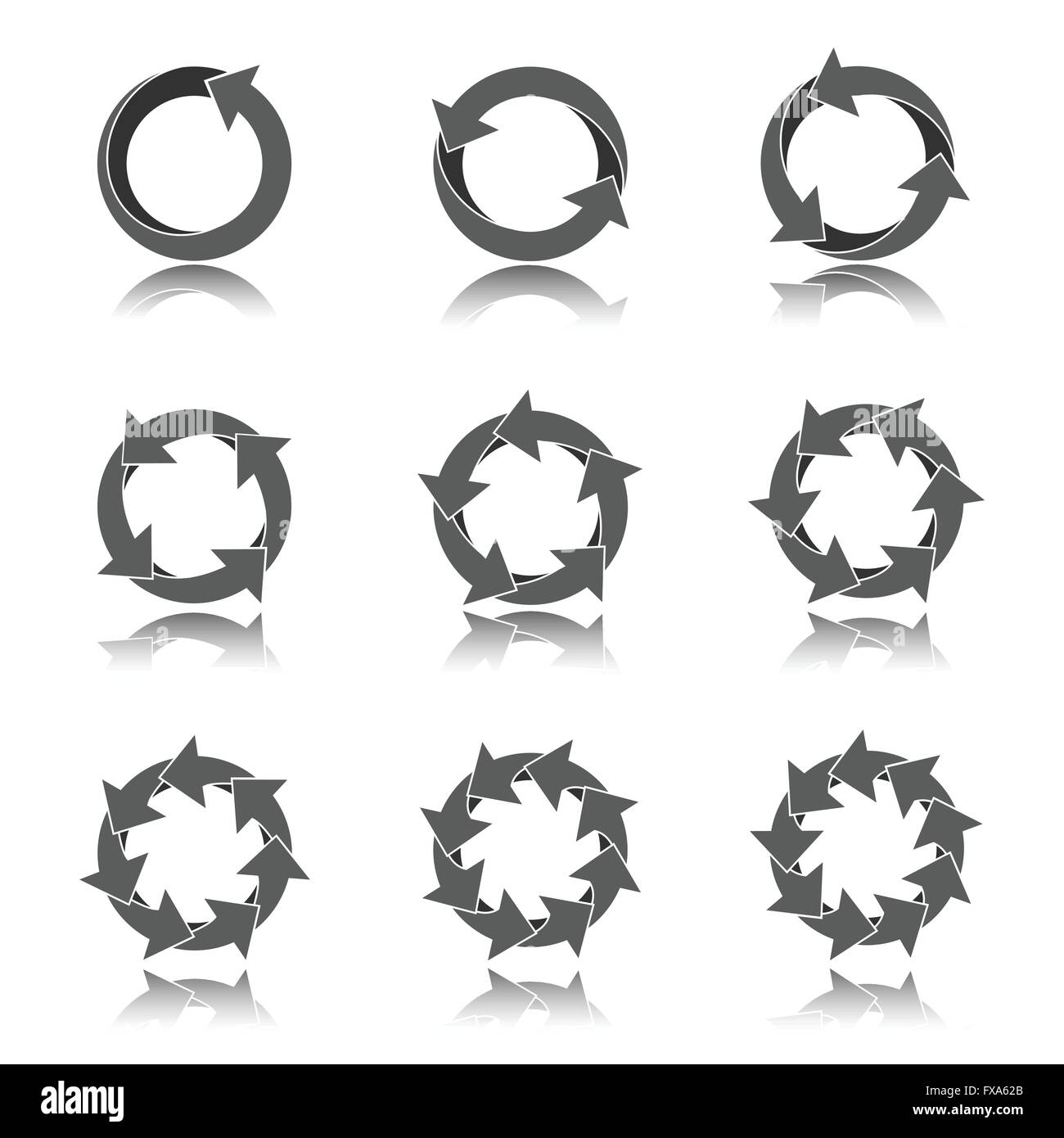 Circle arrow icon Stock Vector Image & Art - Alamy
