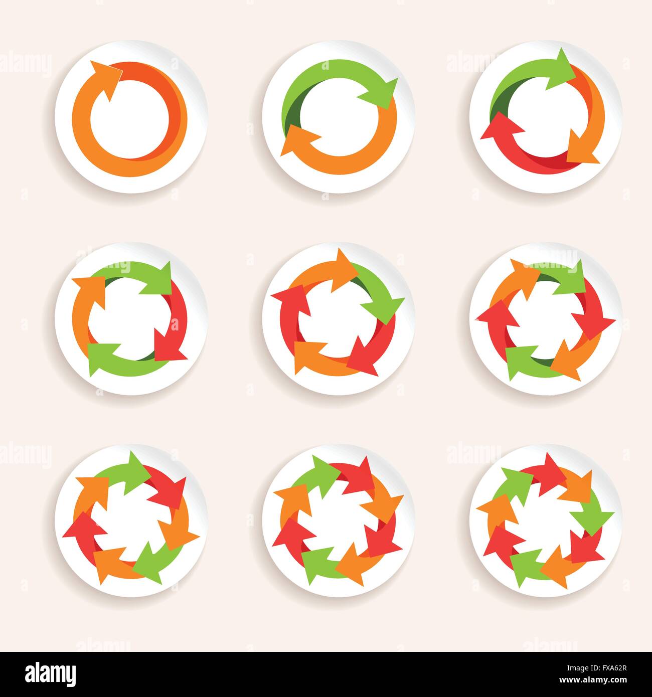 Circle arrow icon Stock Vector Image & Art - Alamy