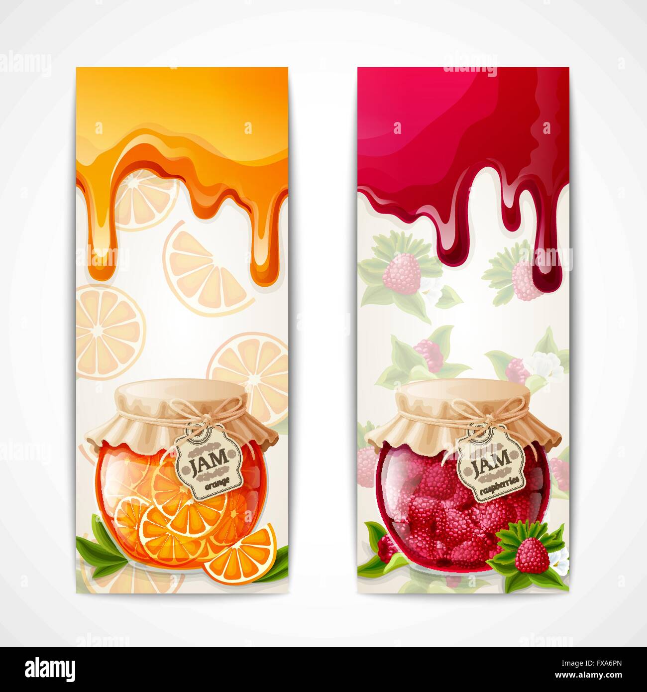 Jam banners vertical Stock Vector Image & Art Alamy