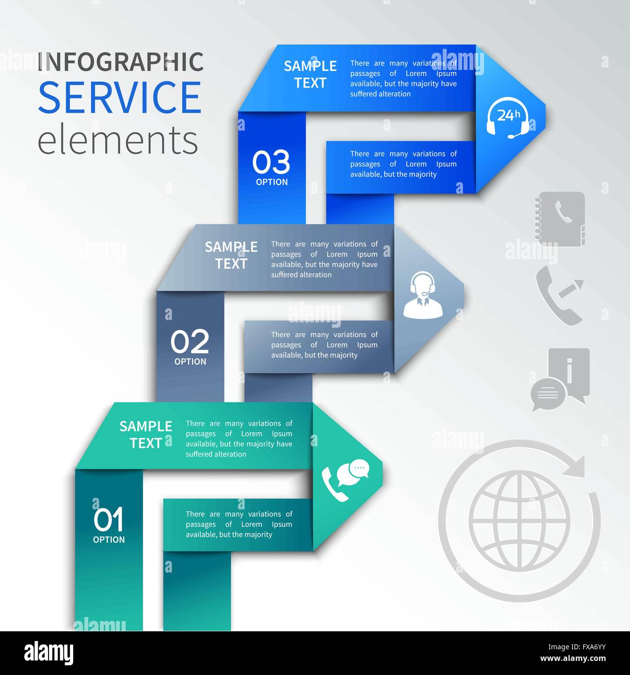 Origami Inforgraphics Origami infographics service template Stock Vector Image & Art - Alamy