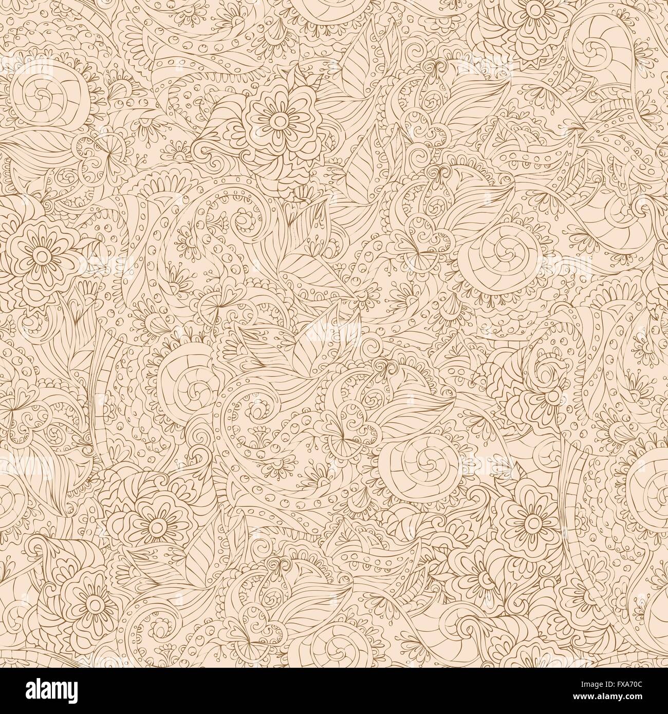 Ornamental seamless pattern Stock Vector Image & Art - Alamy