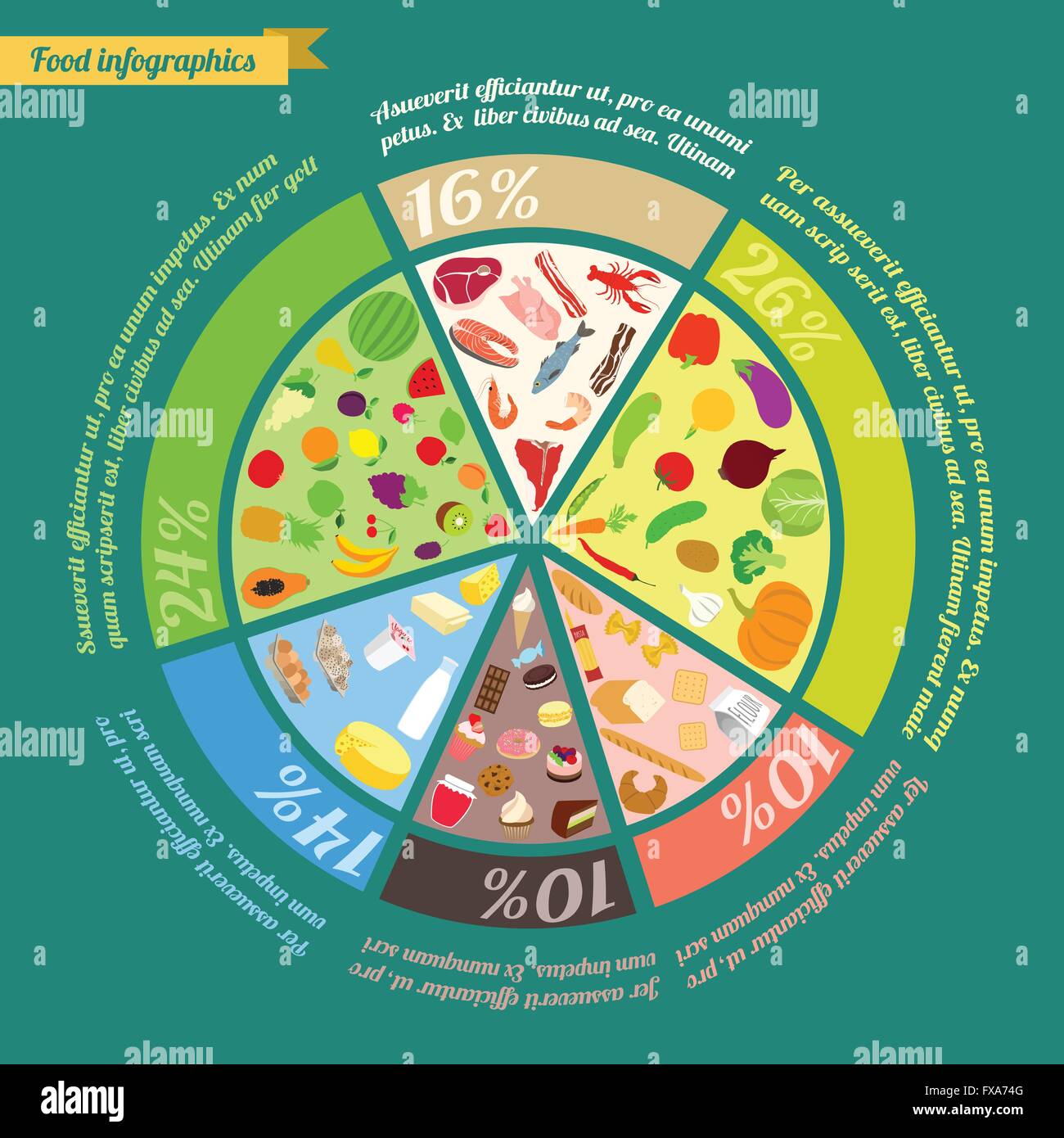 food-pyramid-infographic-stock-vector-image-art-alamy