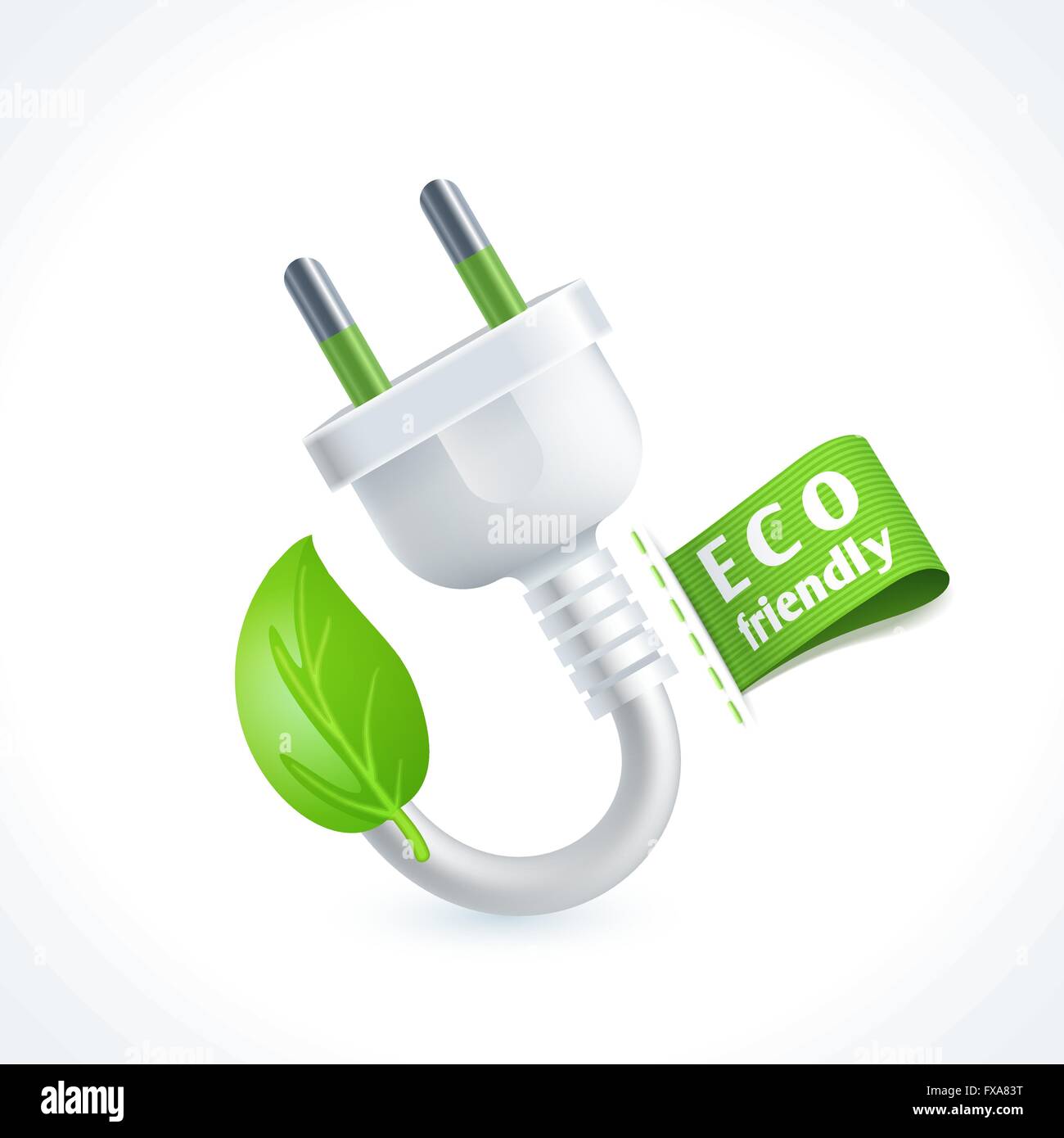 Ecology symbol plug Stock Vector Image & Art - Alamy
