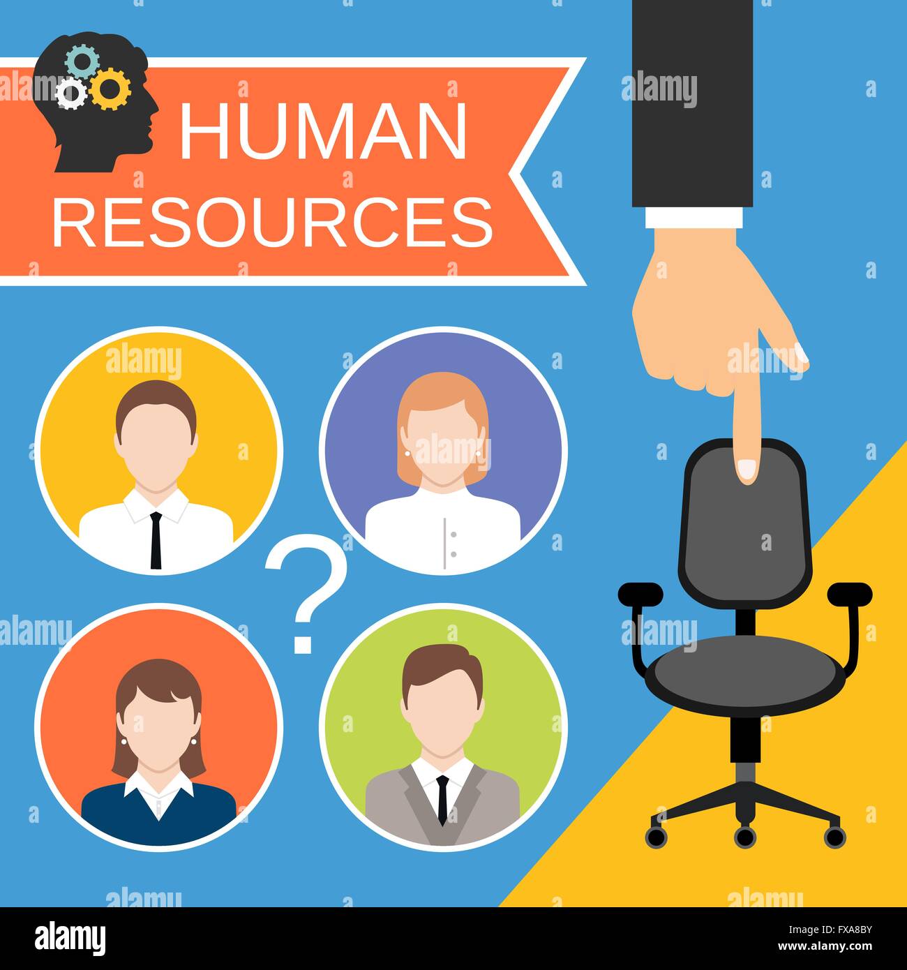 Human Resources Concept Stock Vector Image & Art Alamy