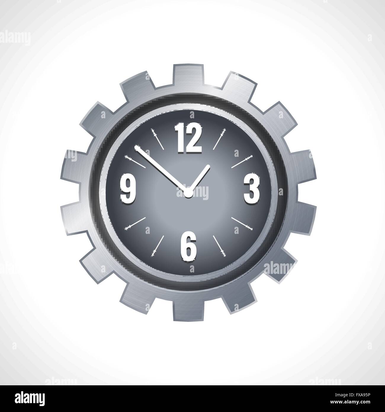 3d machine gears clock vector hi-res stock photography and images - Alamy