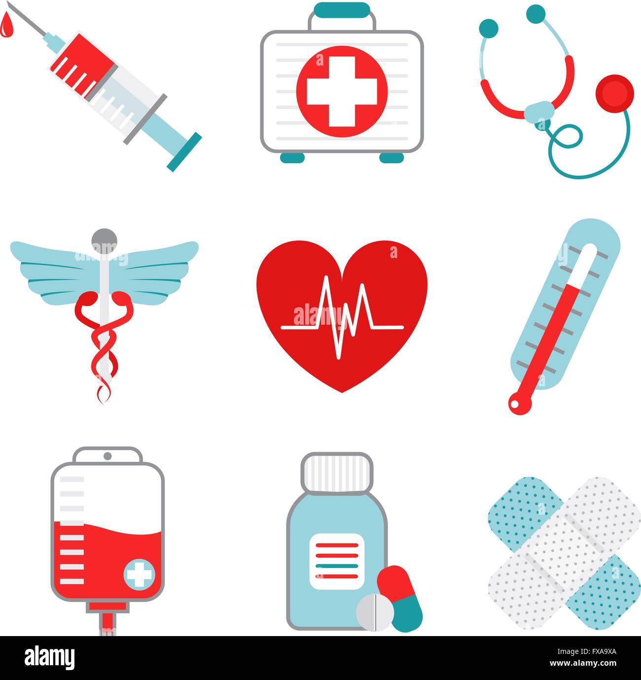 Medicine icons set Stock Vector Image & Art - Alamy