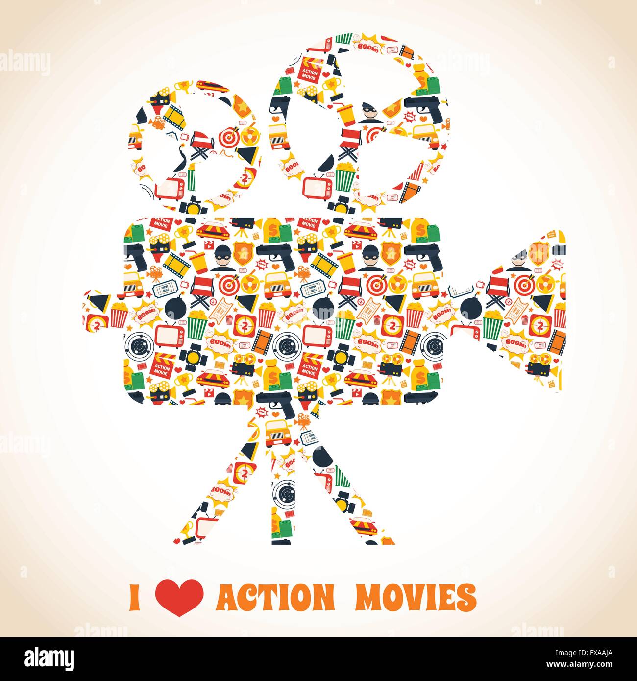 Tv camera icons set hi-res stock photography and images - Alamy